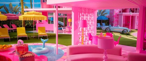 Barbie's Dreamhouse: Photo from Architectural Digest